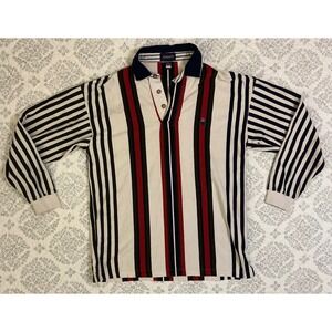 Gant Multicolor Striped Polo Shirt - Navy, Red, White
